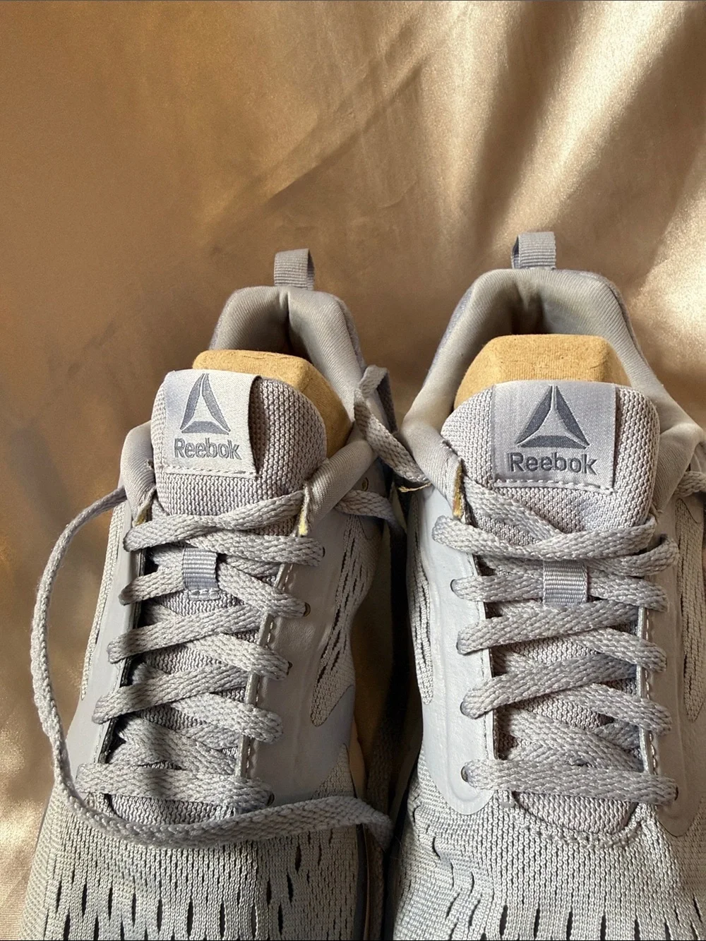 Reebok Women’s Light Blueish Gray Mesh Athletic Shoes
